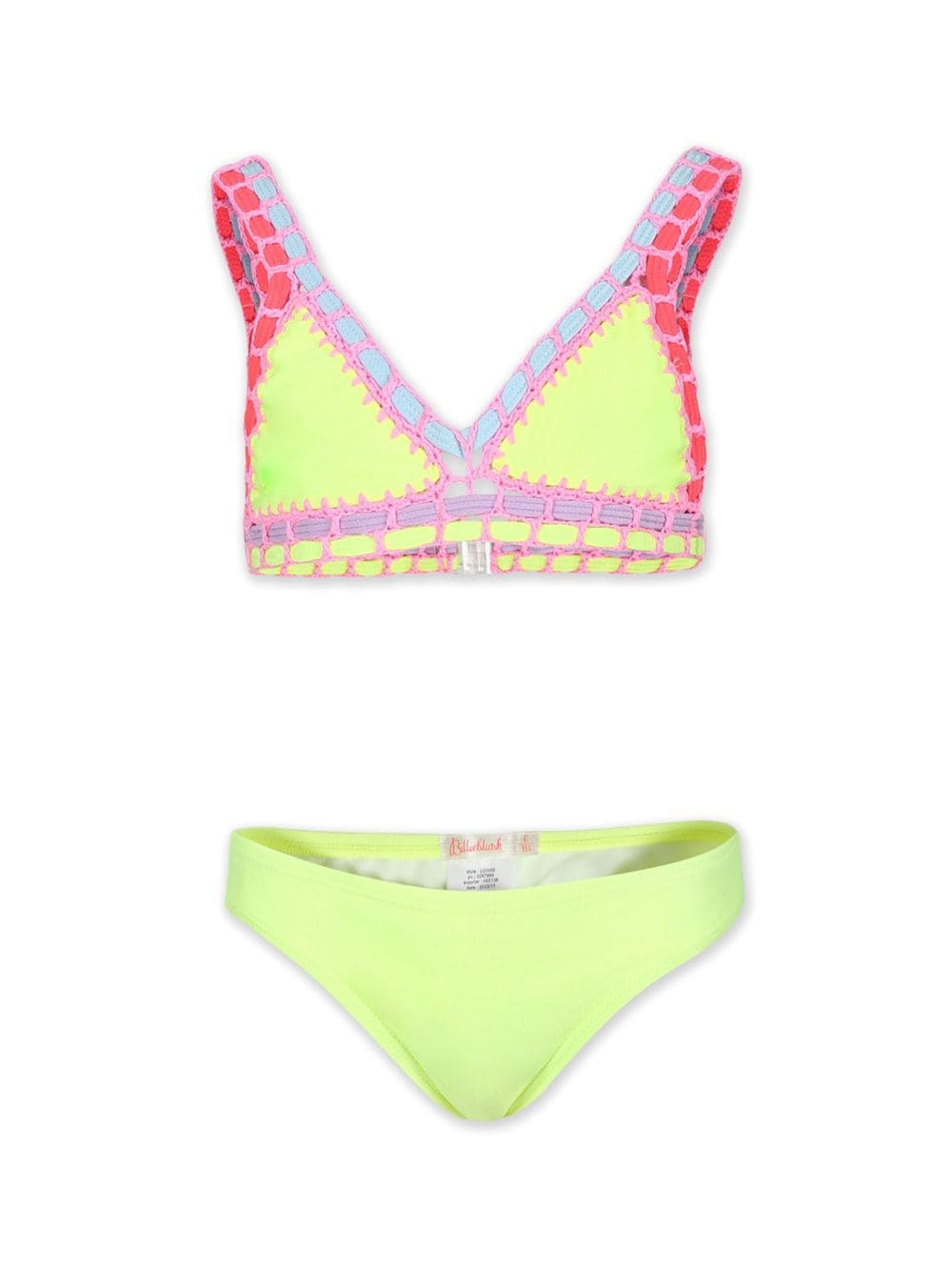 Billieblush Bikini in Colour-Block-Optik - Gelb von Billieblush