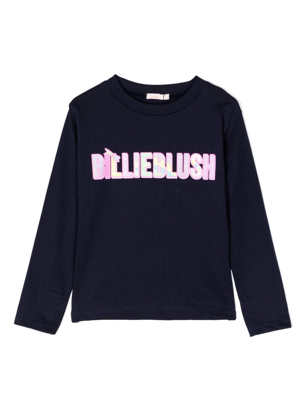 Billieblush T-Shirt mit Logo-Print - Blau von Billieblush