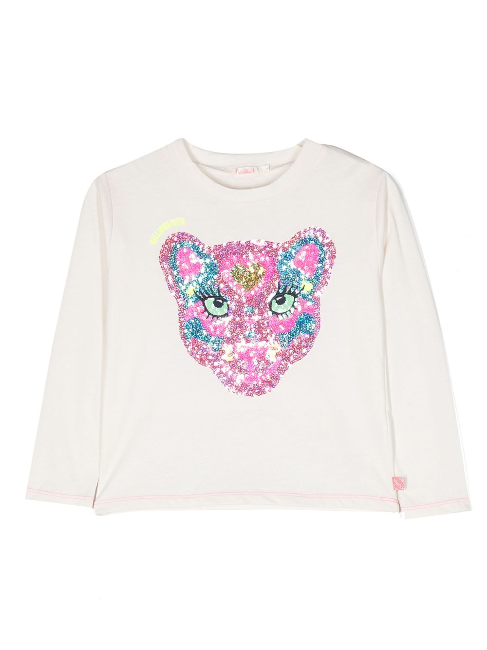 Billieblush Langarmshirt mit Pailletten - Weiß von Billieblush