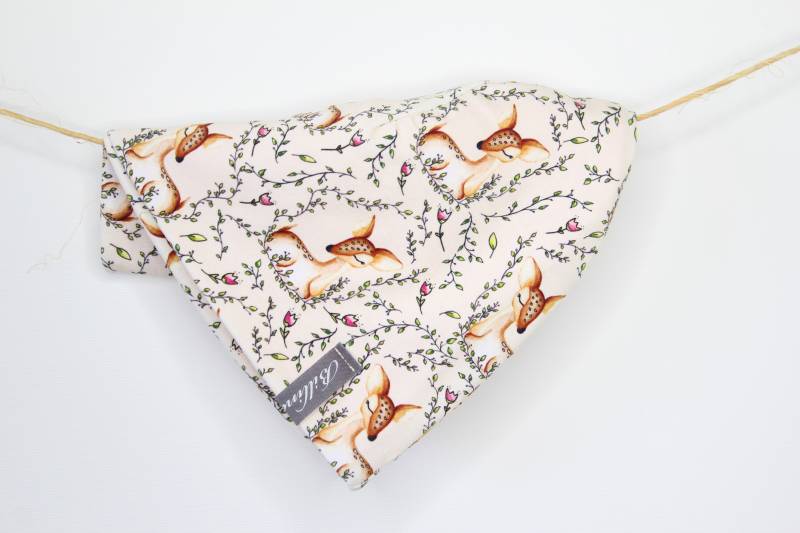 Jerseymütze, Beanie, Kindermütze "Schlafendes Rehlein" von Billinchen