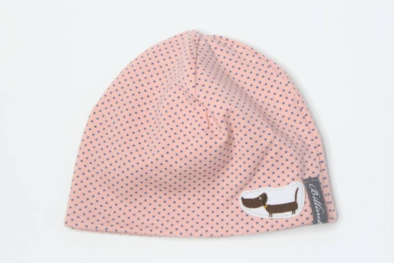 Jerseymütze, Kindermütze, Beanie"Dackelchen" Rosé von Billinchen