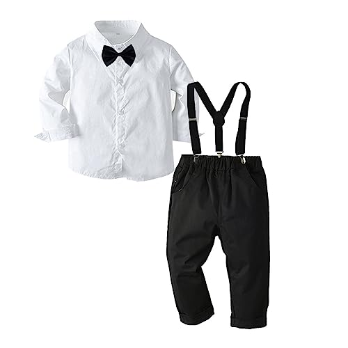 Baby Jungen Outfits Anzüge Gentleman Hosen Hemdanzüge Kinder Bekleidungset Festliche Taufanzug Kleikind Anzug von Billion Xin