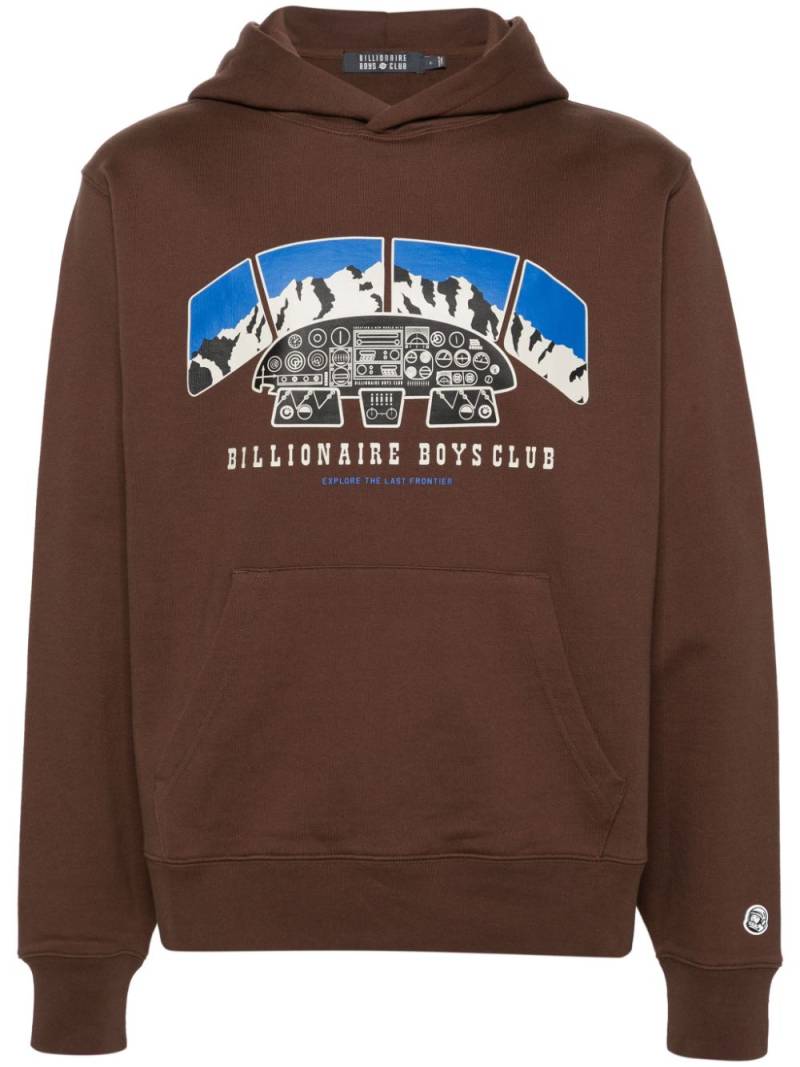 Billionaire Boys Club Flight Deck Hoodie - Braun von Billionaire Boys Club