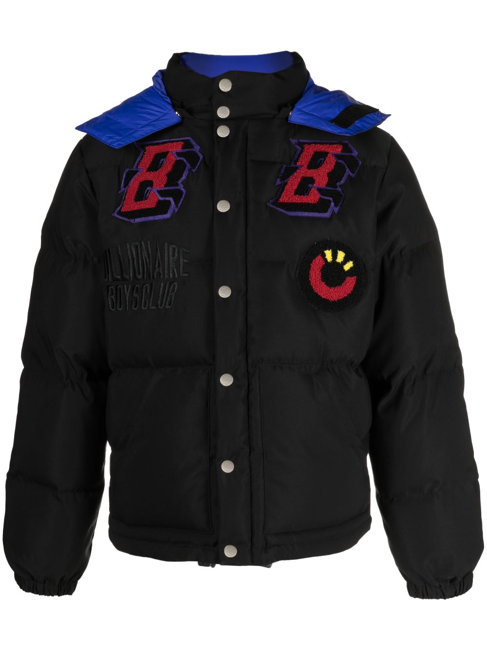 Billionaire Boys Club Gefütterte Jacke mit Logo-Patch - Schwarz von Billionaire Boys Club