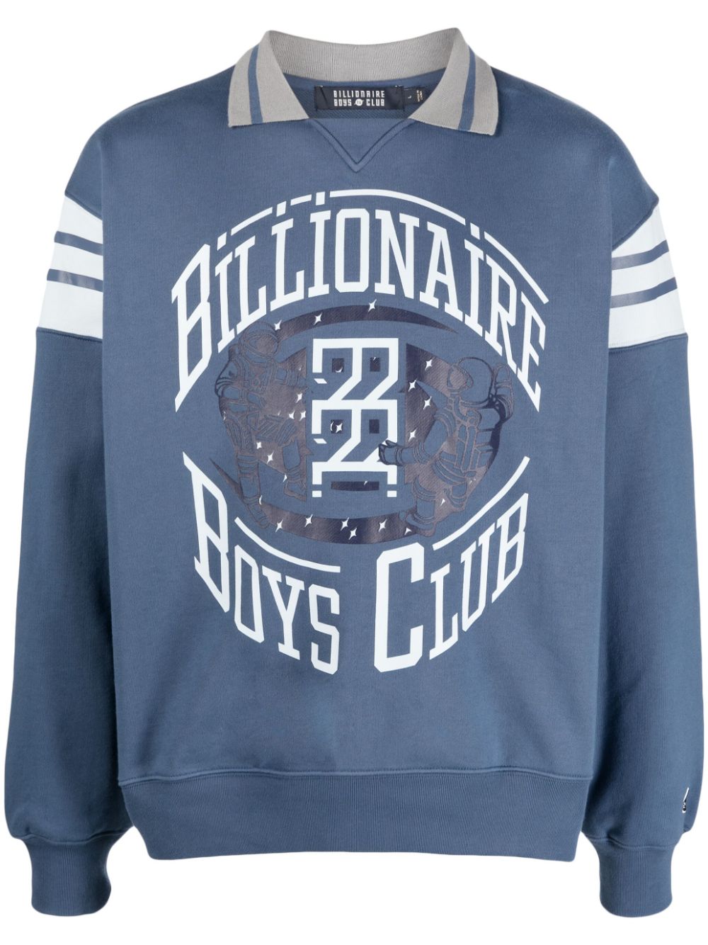 Billionaire Boys Club Sweatshirt mit Logo-Print - Blau von Billionaire Boys Club