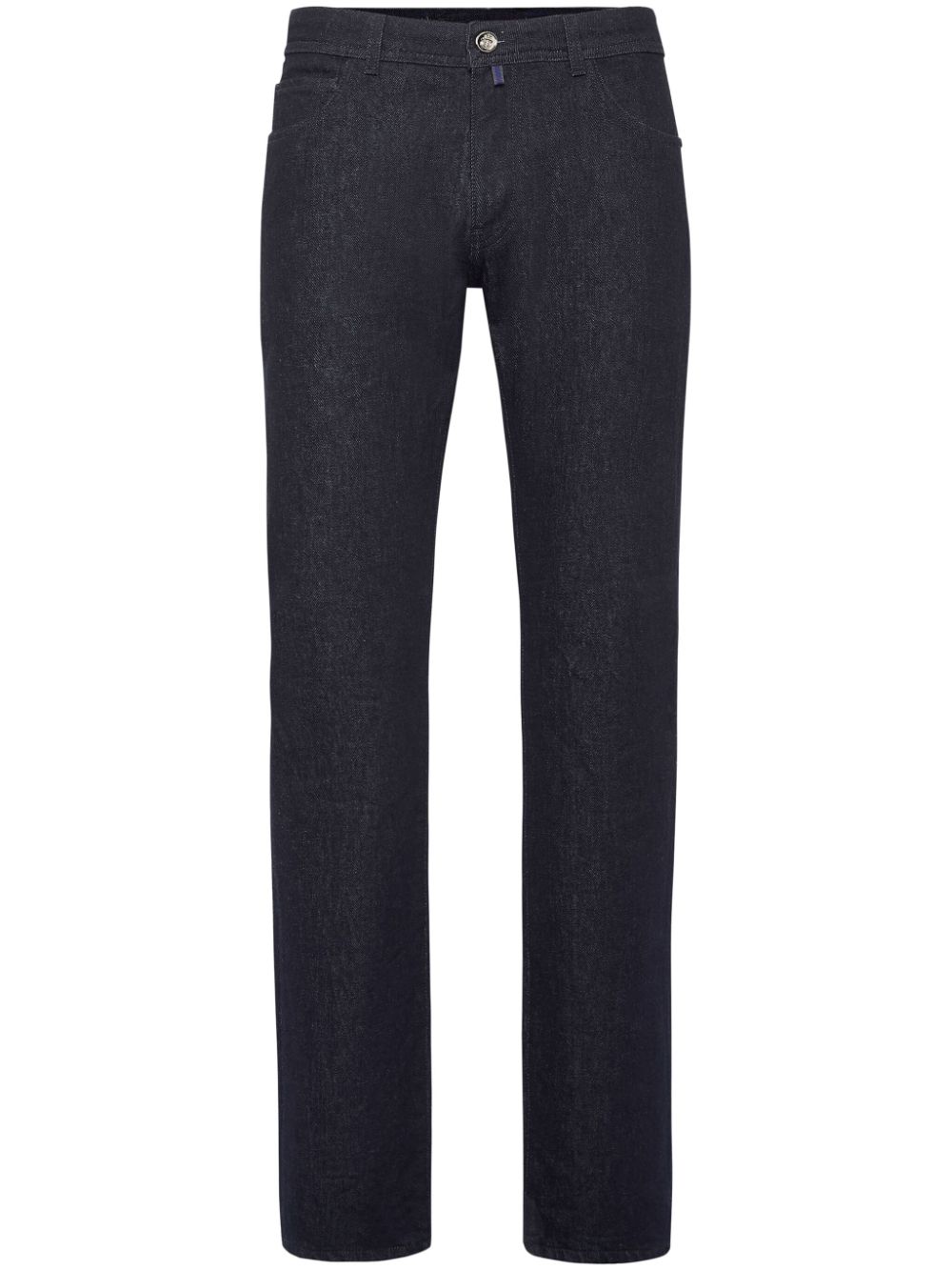 Billionaire Straight-Leg-Jeans mit Logo - Blau von Billionaire