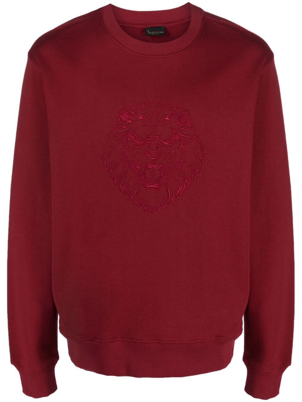 Billionaire Sweatshirt mit Stickerei - Rot von Billionaire