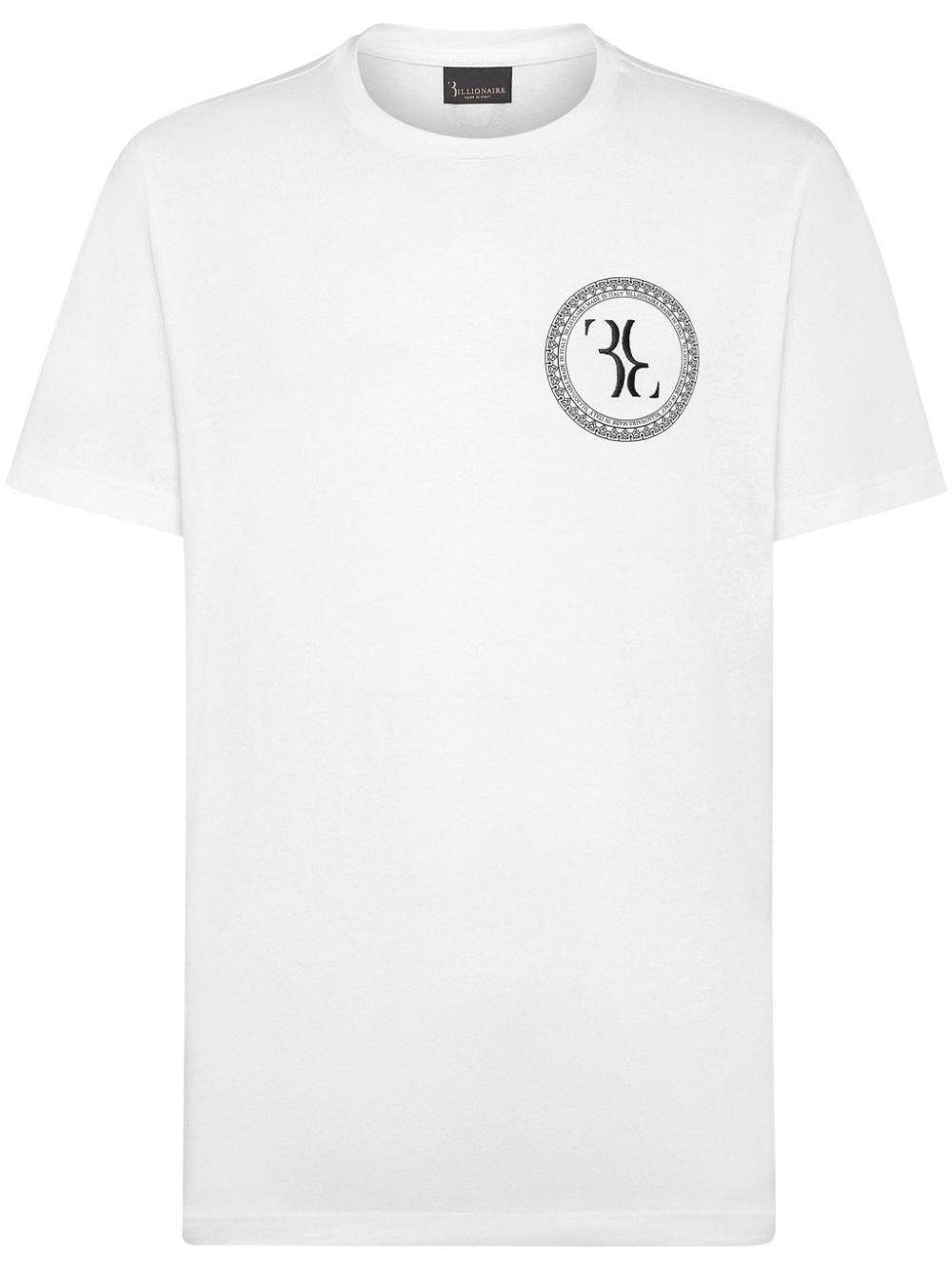 Billionaire T-Shirt mit Logo-Print - Weiß von Billionaire