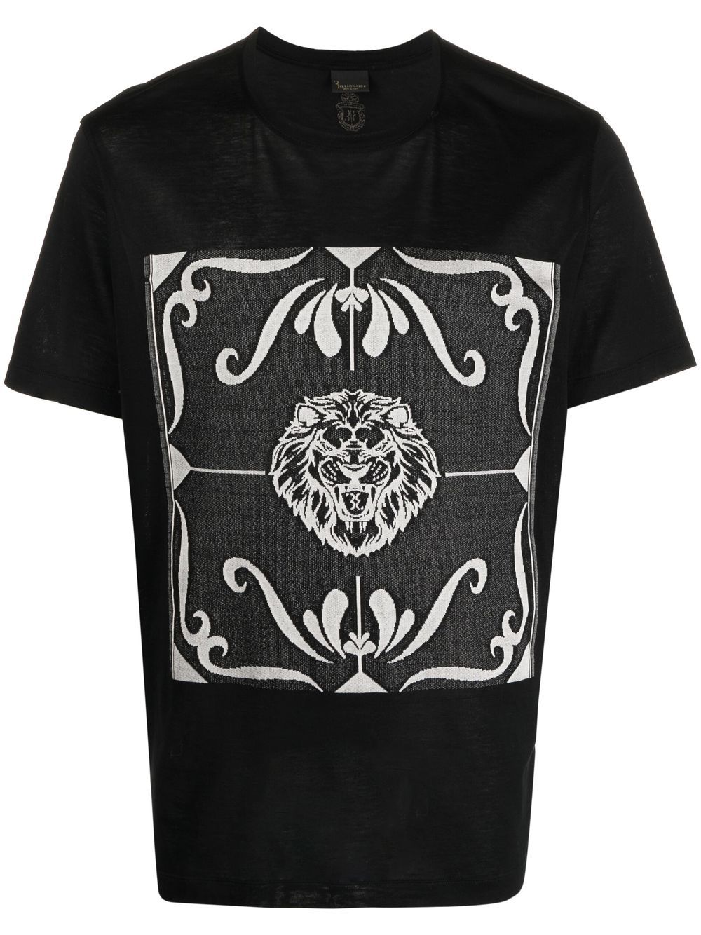 Billionaire T-Shirt mit grafischem Print - Schwarz von Billionaire