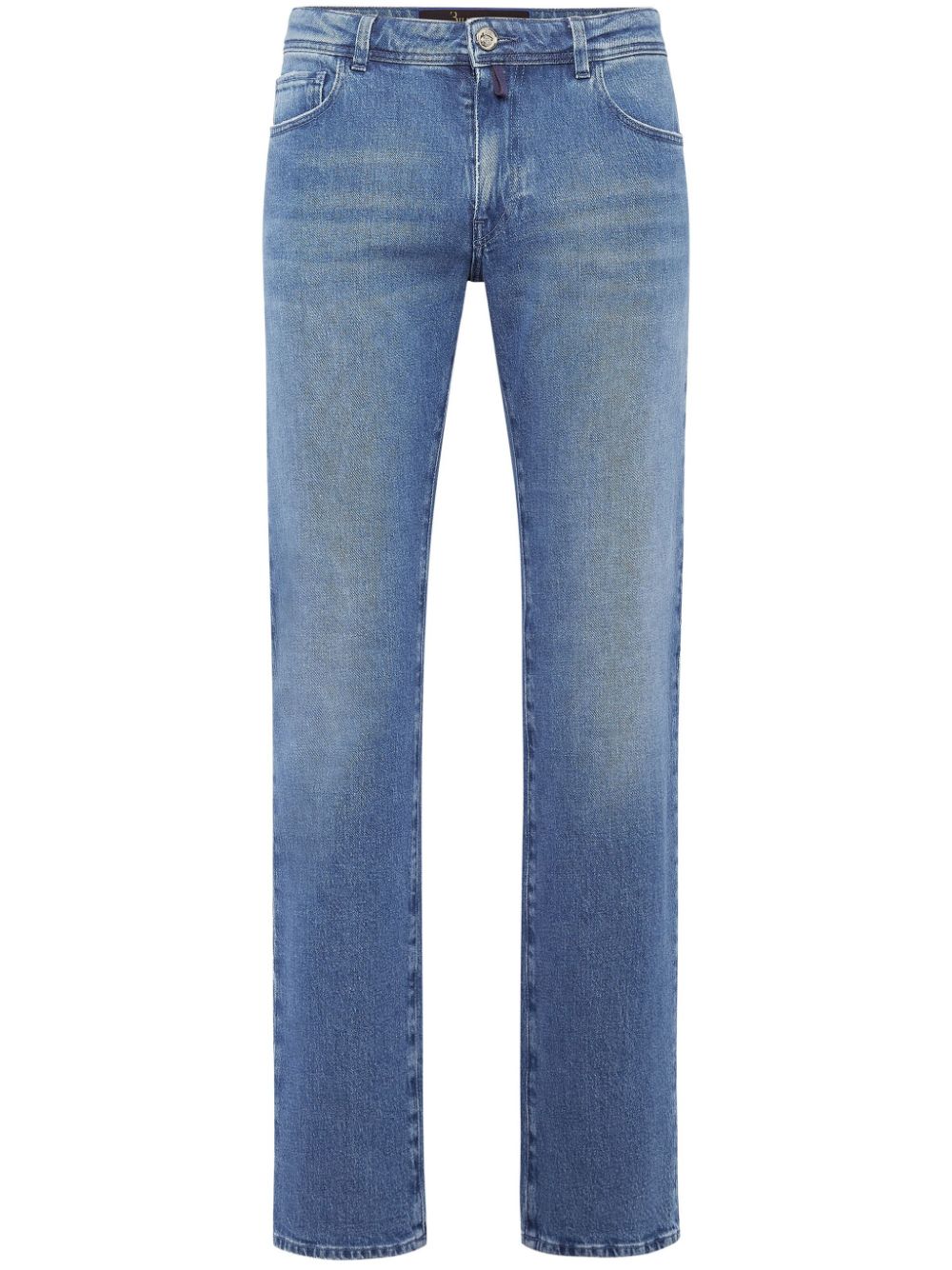 Billionaire Tief sitzende Straight-Leg-Jeans - Blau von Billionaire