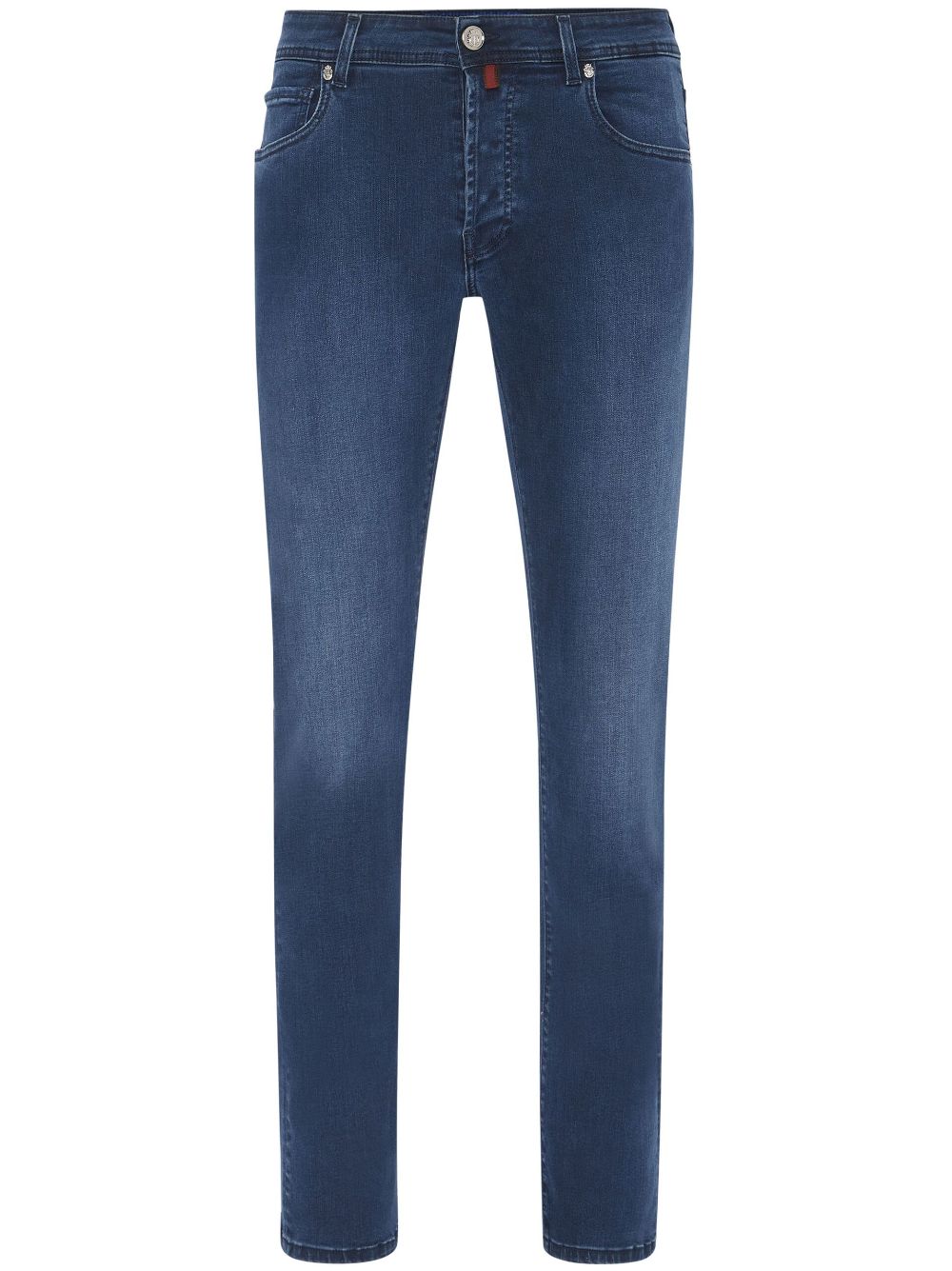 Billionaire Straight-Leg-Jeans mit Stickerei - Blau von Billionaire