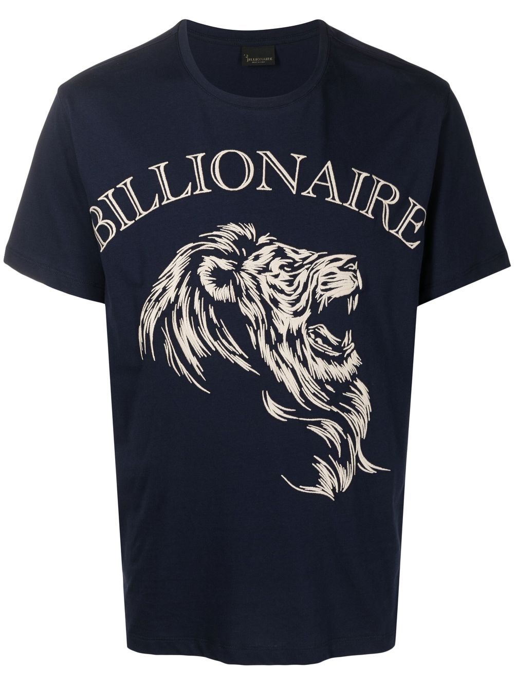 Billionaire T-Shirt mit grafischem Print - Blau von Billionaire