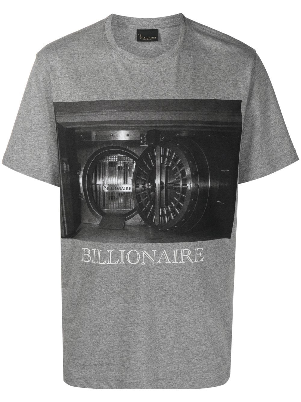 Billionaire T-Shirt mit grafischem Print - Grau von Billionaire