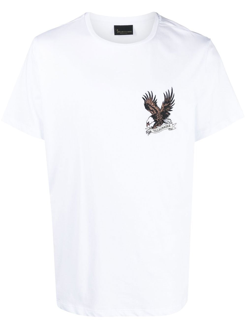 Billionaire T-Shirt mit Logo-Print - Weiß von Billionaire