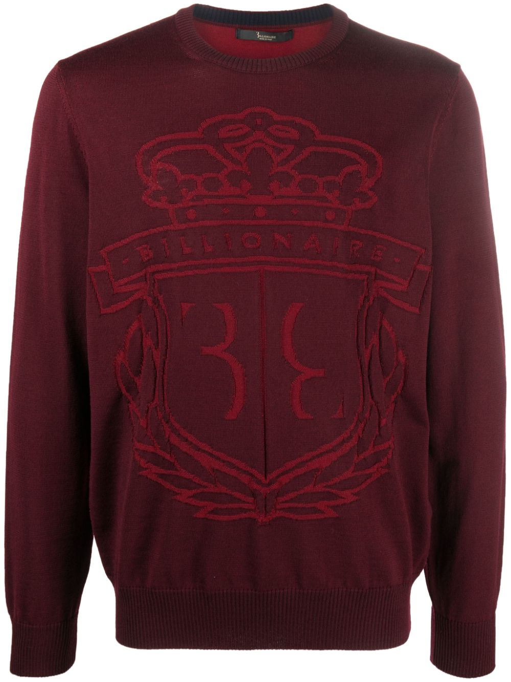 Billionaire Pullover mit Logo-Print - Rot von Billionaire