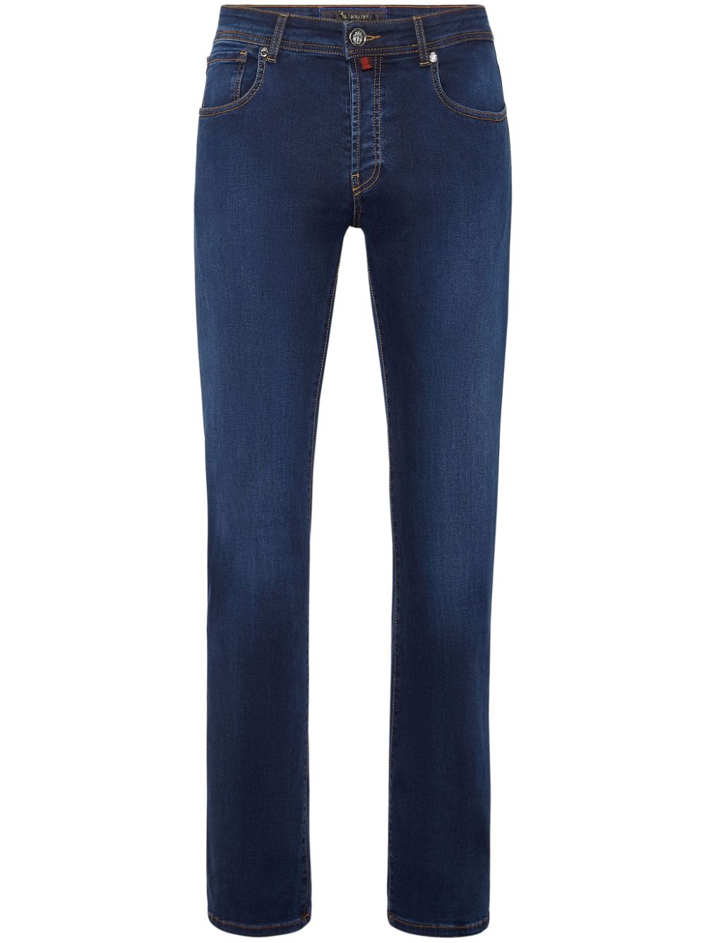 Billionaire Tief sitzende Straight-Leg-Jeans - Blau von Billionaire