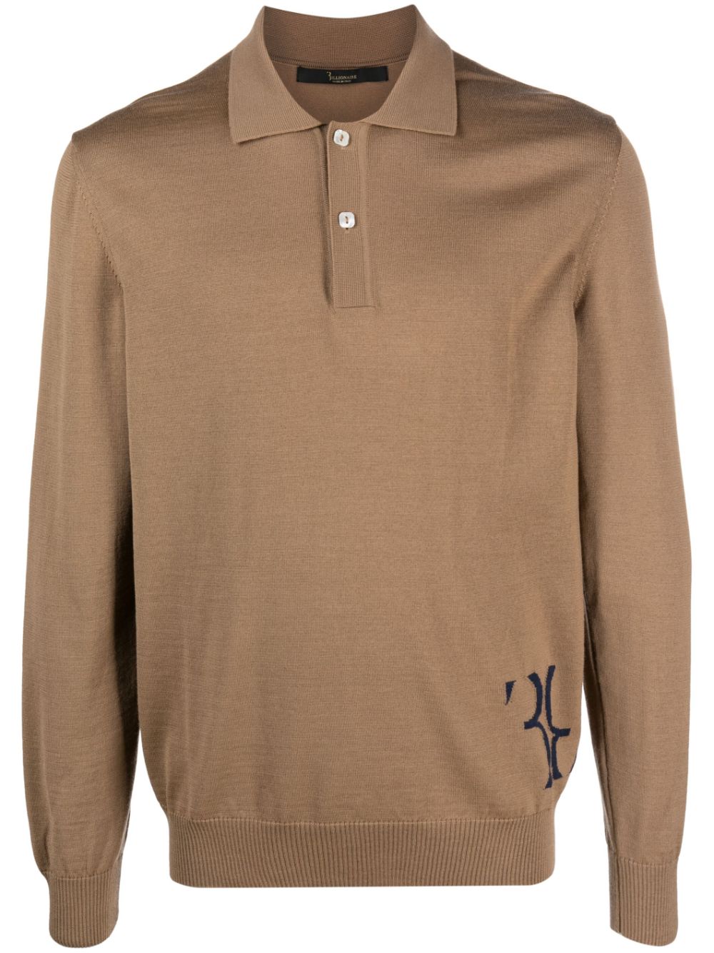 Billionaire Pullover mit Polokragen - Nude von Billionaire