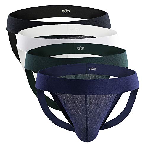 Billtop Herren Jockstrap Mesh Pouch Athletic Supporters Unterwäsche für Herren von Billtop