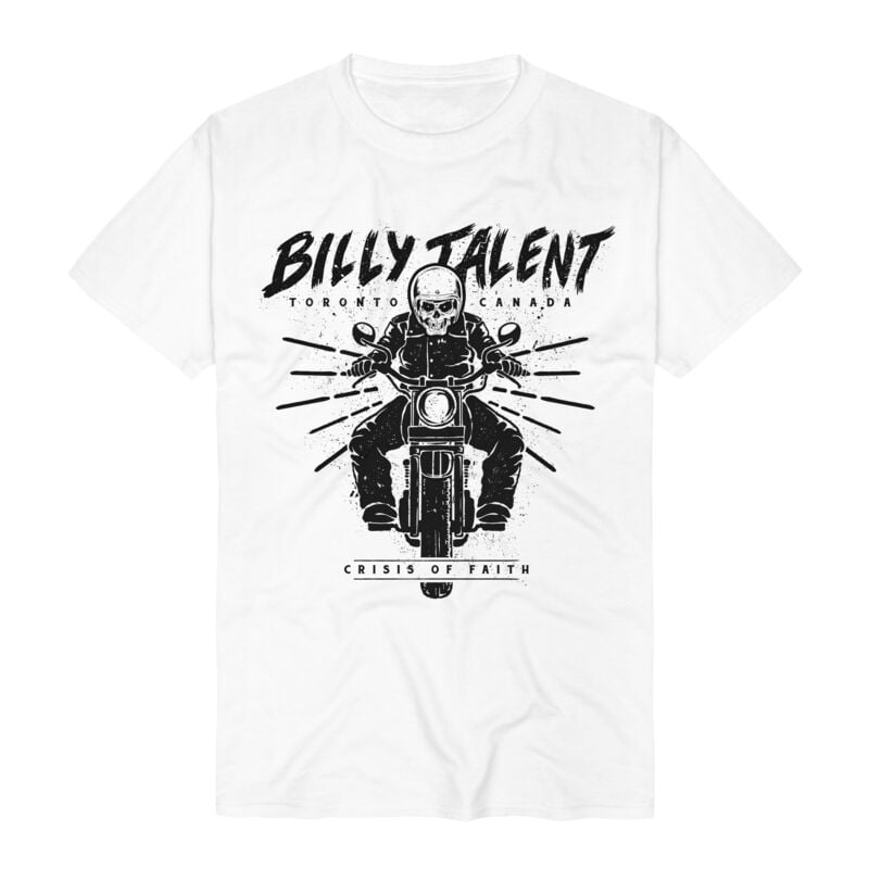 Billy Talent Ghostfaith Killah T-Shirt weiß in XXL von Billy Talent
