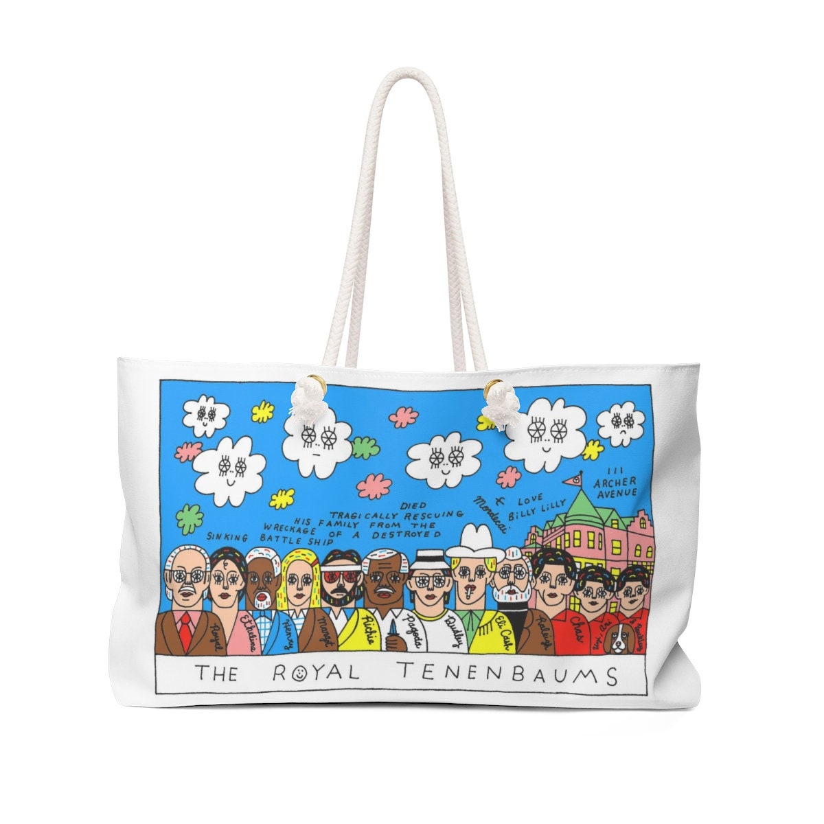 Die Royal Tenenbaums Weekender Tasche Die Royal Tenenbaums Weekender Tasche von BillyLillyUniverse