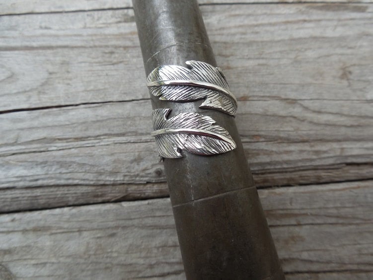 Verstellbarer Federring in Sterlingsilber 925 Handgefertigt von Billyrebs