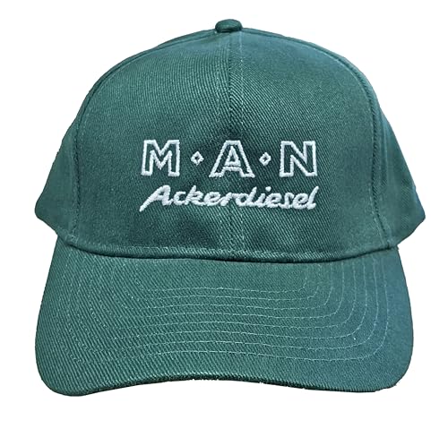 Baseball-Cap M-A-N, Grün von Bimaxx