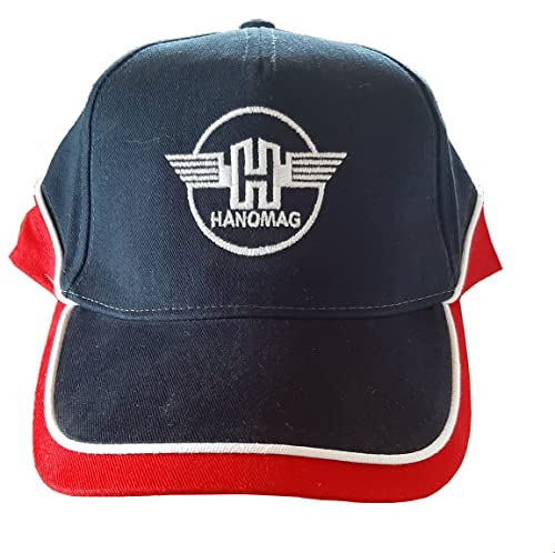 Bimaxx Hanomag Oldtimer Kappe Herren Baseballcap, Navyblau/Weiß/Rot von Bimaxx