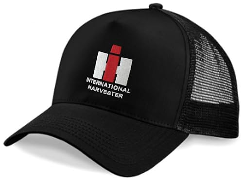 Bimaxx IHC Trucker-Cap (Kappe mit Netzteil) International Harvester Logo Oldtimer Mütze Herren | Größe: Einheitsgröße | Farbe: Schwarz von Bimaxx