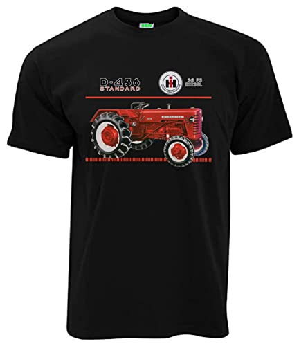 IHC Mc Cormick D 436 T-Shirt Brustdruck Herren Kurzarm Rundkragen | Schwarz | Größe L von Bimaxx