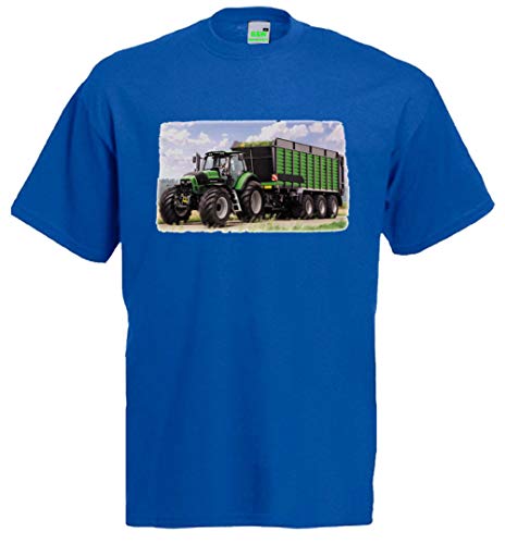 Kinder T-Shirt | Deutz mit Anhänger | Royalblau | Größe 116 von Bimaxx