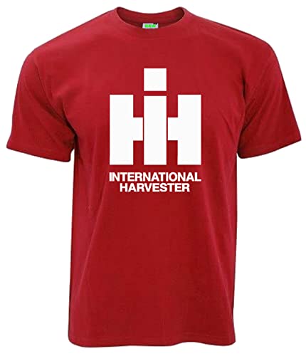 Oldtimer T-Shirt IHC International Harvester | Rot | Größe XL von Bimaxx