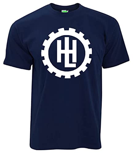 T-Shirt Lanz Bulldog Heinrich Lanz Herrenshirt Kurzarm Rundkragen | Navyblau | Größe L von Bimaxx