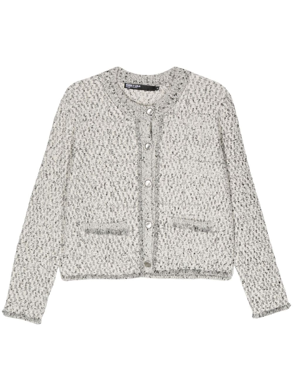 Bimba y Lola Cardigan mit 3D-Detail - Nude von Bimba y Lola