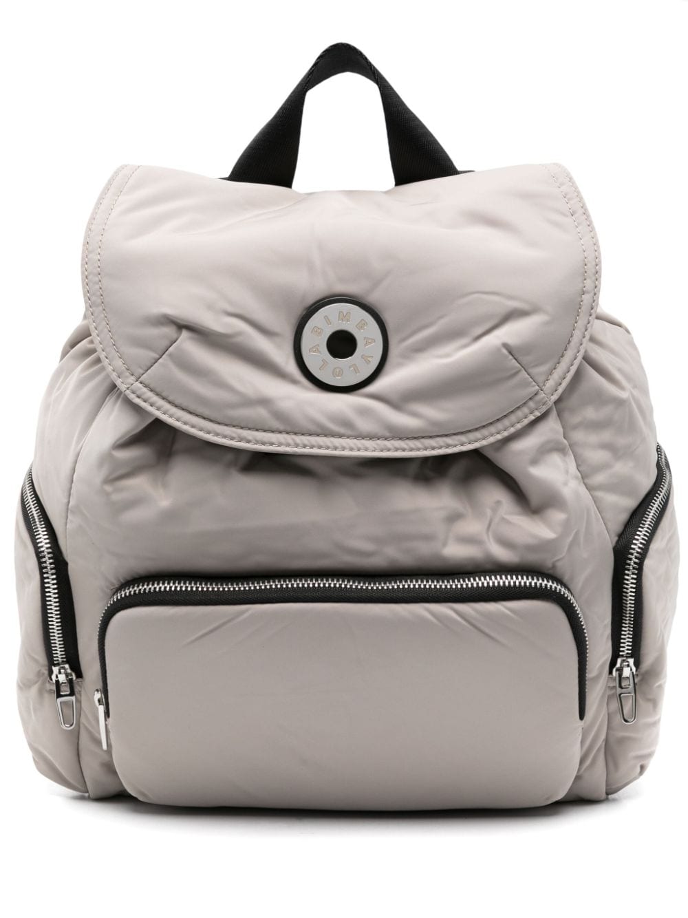 Bimba y Lola Chimo-logo padded backpack - Nude von Bimba y Lola