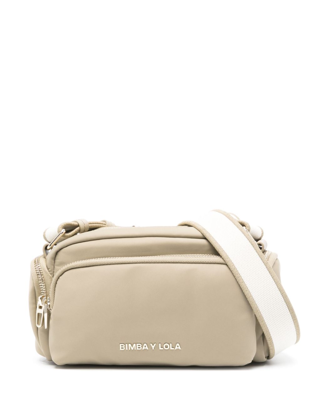 Bimba y Lola Kleine Umhängetasche mit Logo - Nude von Bimba y Lola