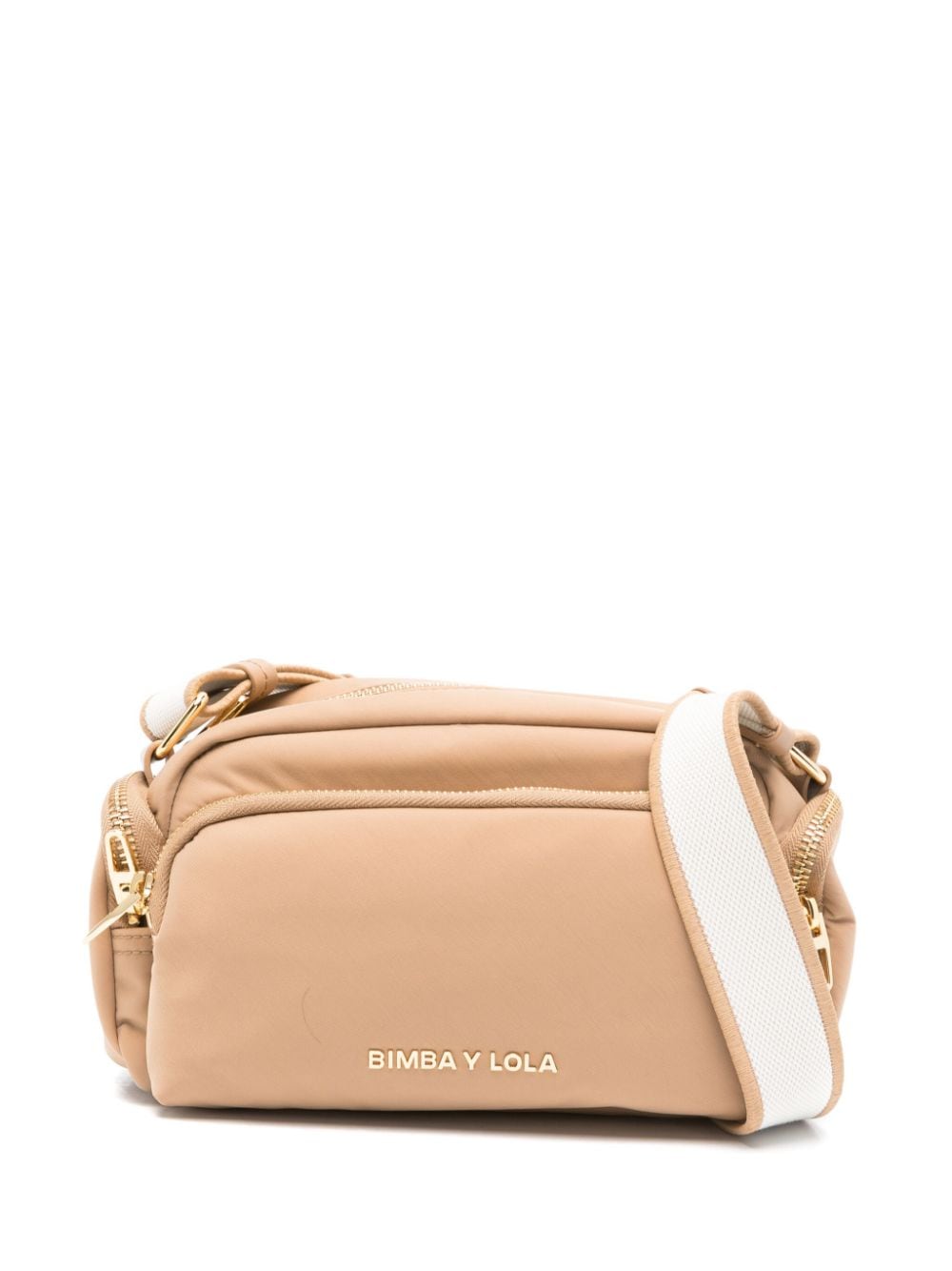 Bimba y Lola Kleine Umhängetasche mit Logo - Nude von Bimba y Lola