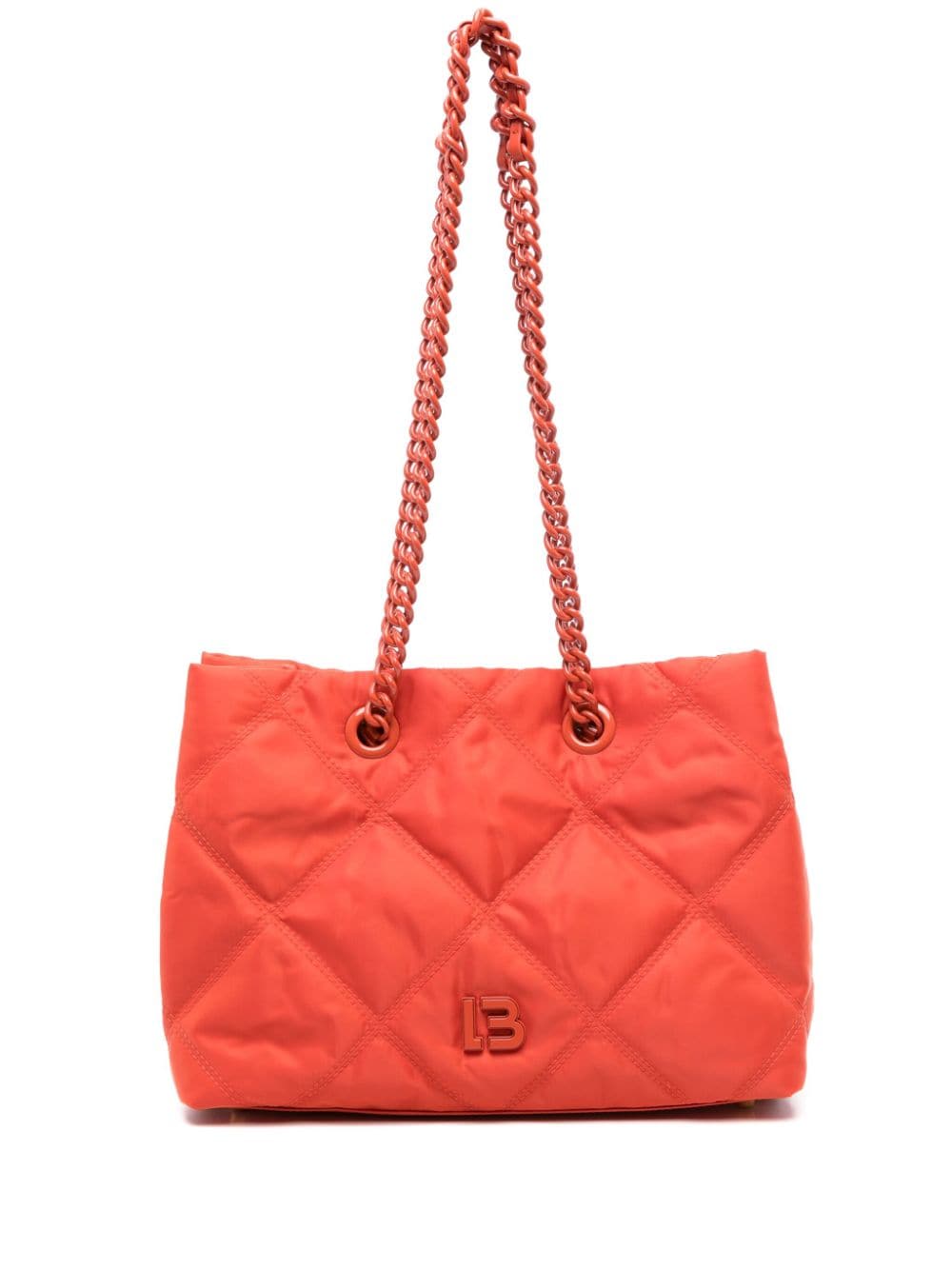 Bimba y Lola Mittelgroße Schultertasche mit Steppung - Orange von Bimba y Lola