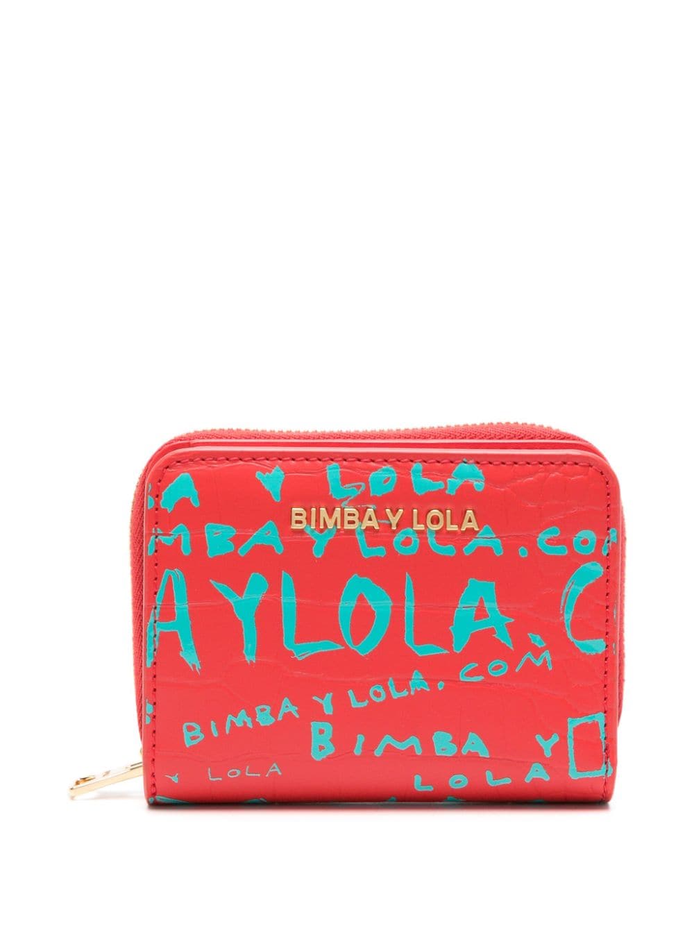 Bimba y Lola Portemonnaie mit Logo-Print - Rot von Bimba y Lola