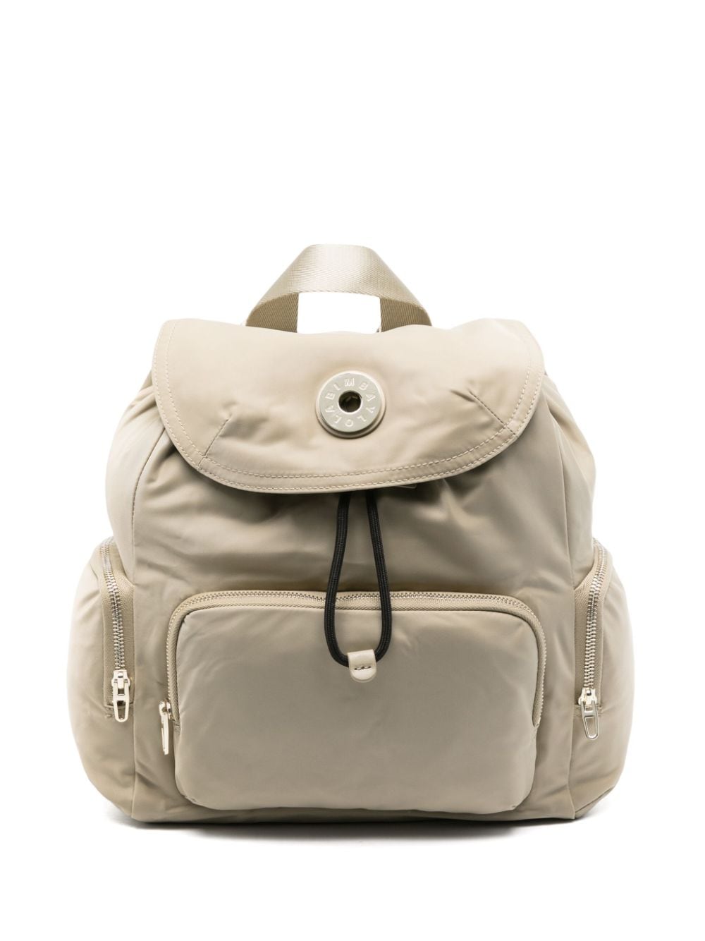 Bimba y Lola Rucksack mit Logo-Schild - Nude von Bimba y Lola