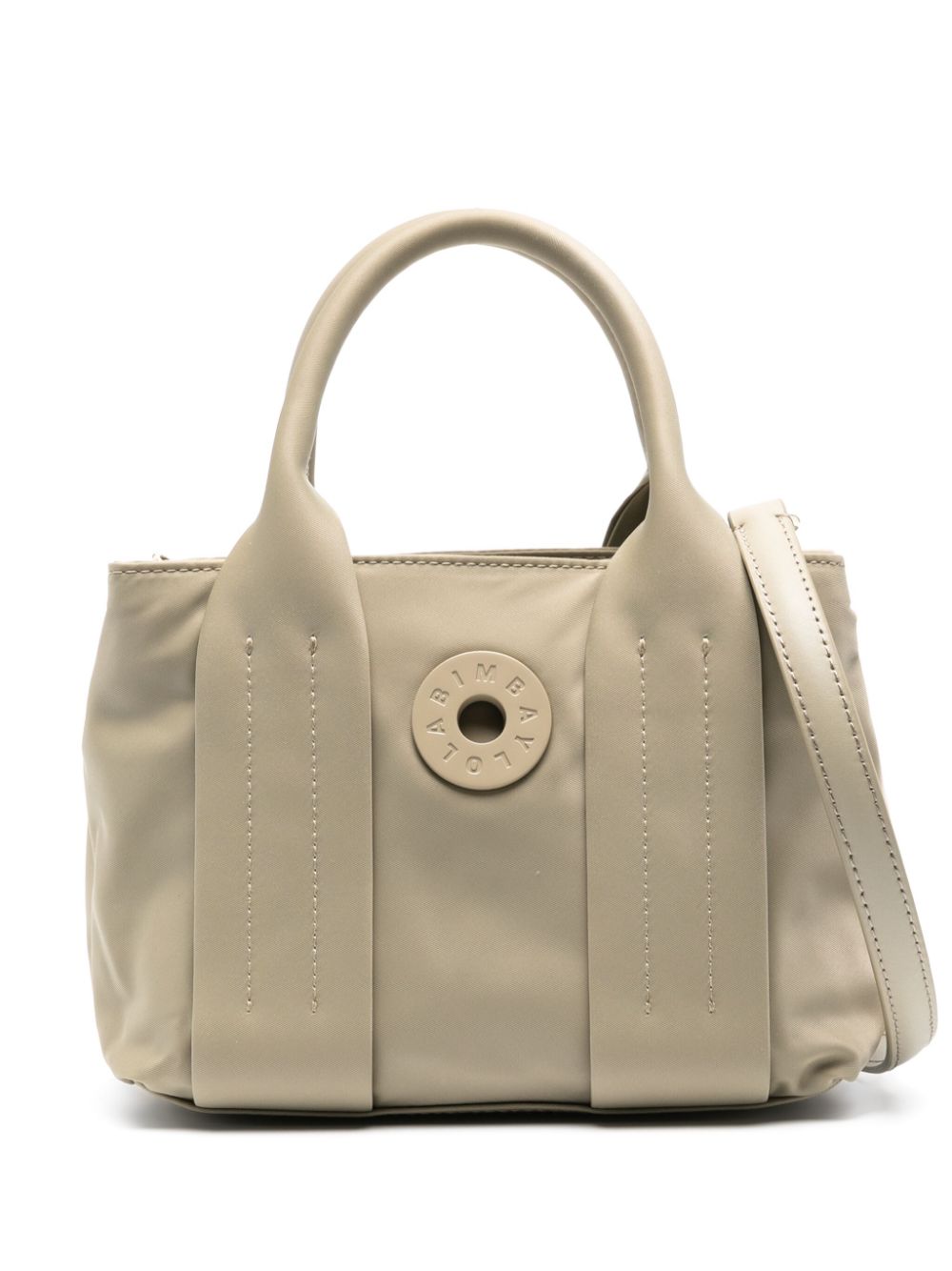 Bimba y Lola Shopper mit Logo-Schild - Nude von Bimba y Lola