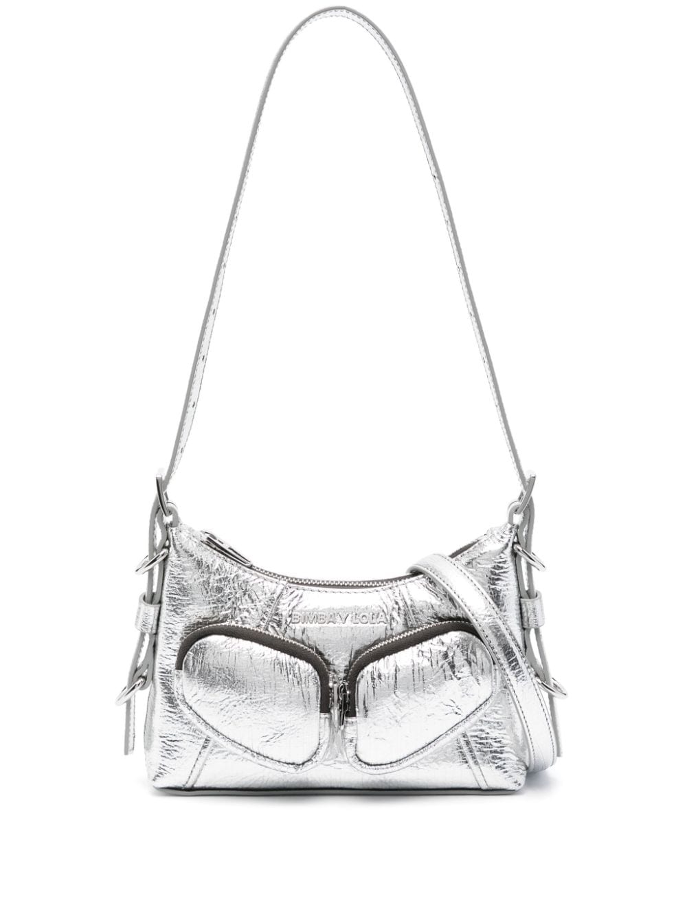 Bimba y Lola XS Pocket Schultertasche - Silber von Bimba y Lola