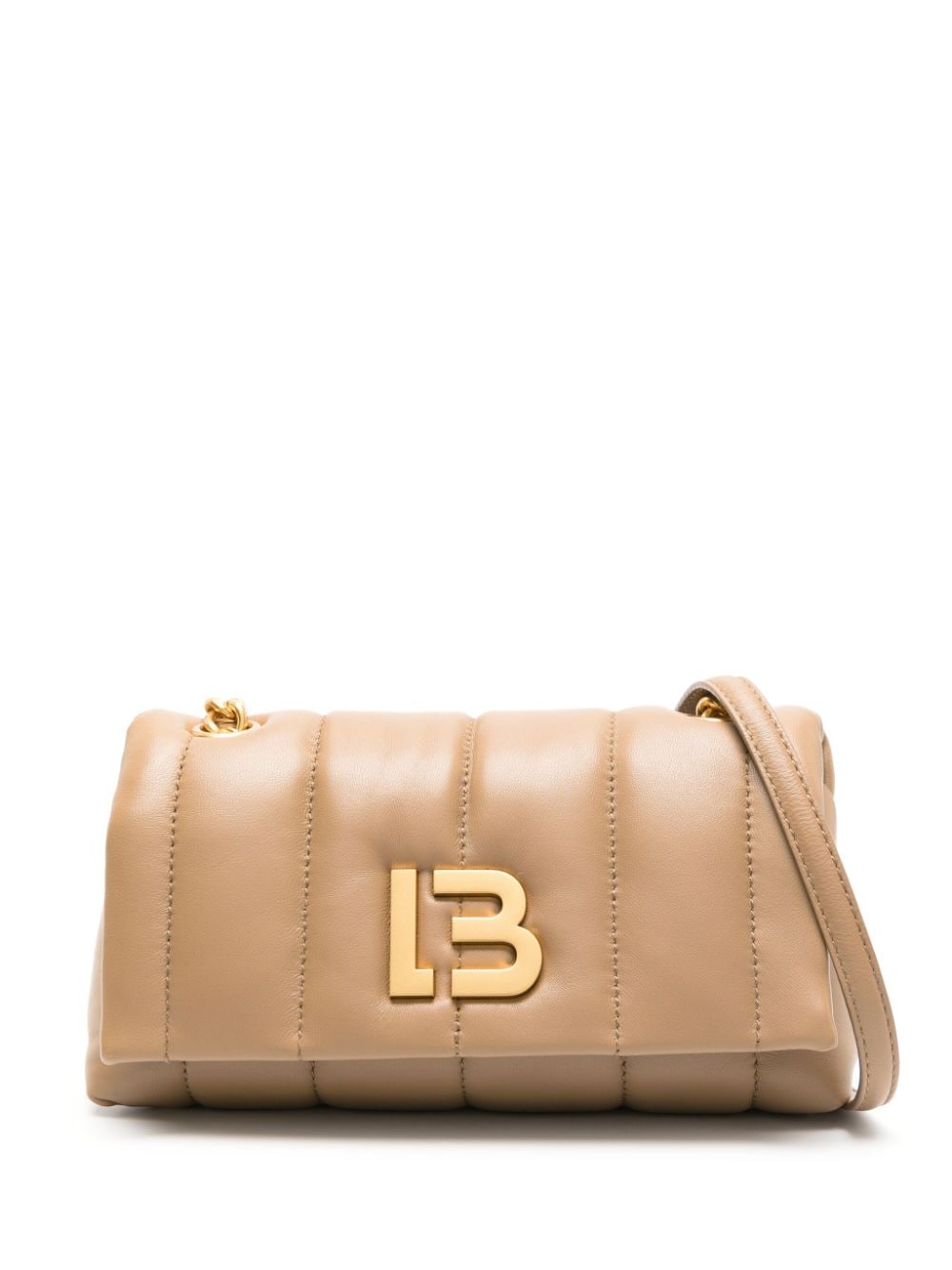 Bimba y Lola Kleine Umhängetasche mit Logo-Schild - Nude von Bimba y Lola