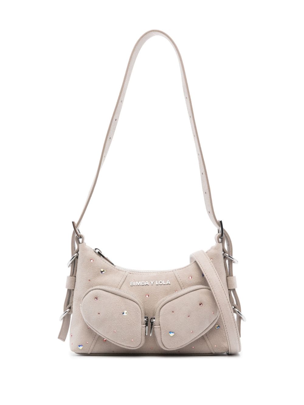 Bimba y Lola XS Pocket Schultertasche - Nude von Bimba y Lola