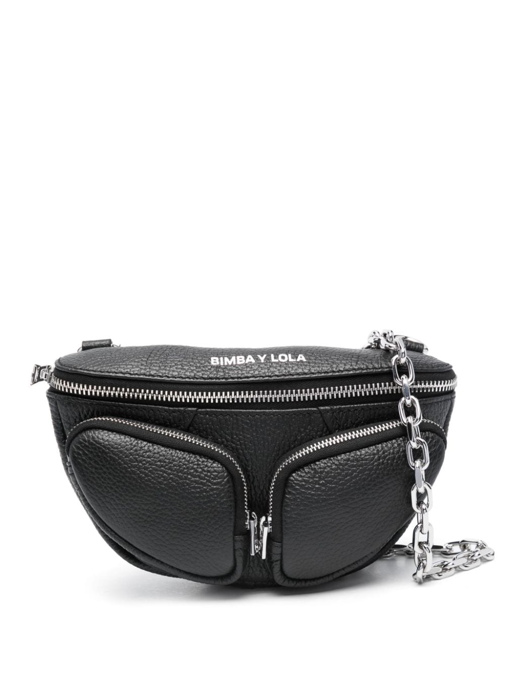 Bimba y Lola XS Pocket Gürteltasche aus Leder - Schwarz von Bimba y Lola