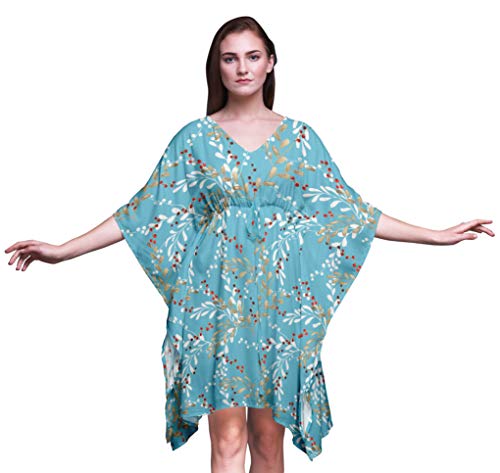 Bimba Blatter Lange Kaftan Maxikleid Strandbadebekleidung vertuschen den Kaftan der Frauen-XL-3X von Bimba