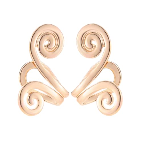 Bimhayuu Schlankheits-Ohrringe Nicht Piercing Akupressur Ohrmanschettenclip Magnetisch Earcuff Akupressur-Massage Akupressur-Schlankheits-Ohrringe Ohrmanschettenclip für Damen Herren (Gold) von Bimhayuu