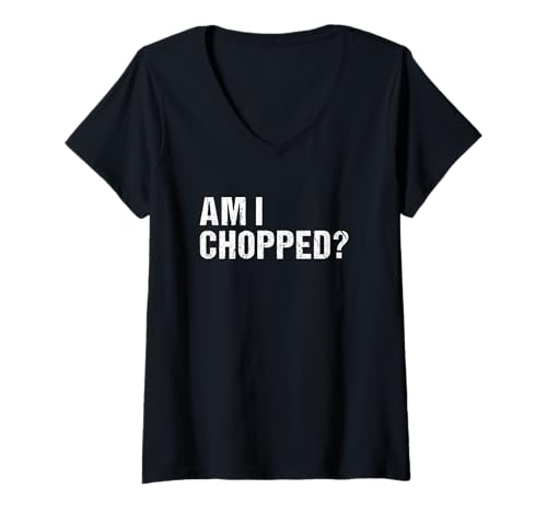 Damen Bin ich gehackt? Internet -Virusstrend T-Shirt mit V-Ausschnitt von Bin ich gehacktes Meme