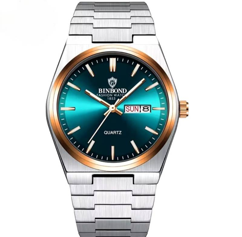 BinBond Quarzuhr Herrenuhr Armbanduhr Herren Uhr Männer Edelstahl Datum Luxus Quarz BinBond Quarzuhr, Datum, Tagesanzeige auf Englisch & Chinesisch BinBond Quarzuhr Herrenuhr Armbanduhr Herren Uhr Männer Edelstahl Datum Luxus Quarz BinBond Quarzuhr, Datum, Tagesanzeige auf Englisch & Chinesisch von BinBond