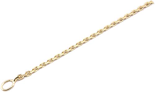 Binder Ankerkette diamantiert Kette Gold 333 1,8 mm 45 cm Gelbgold massiv 8 Karat Unisex von Binder