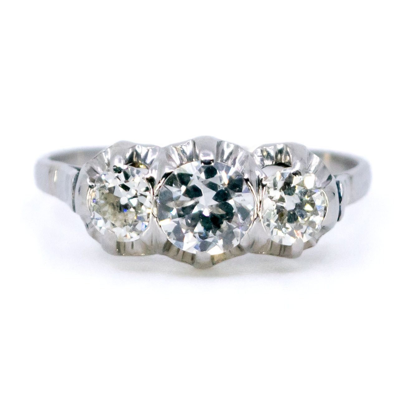 Diamant Platin Trilogy Ring 8310-2028 von Binenbaum